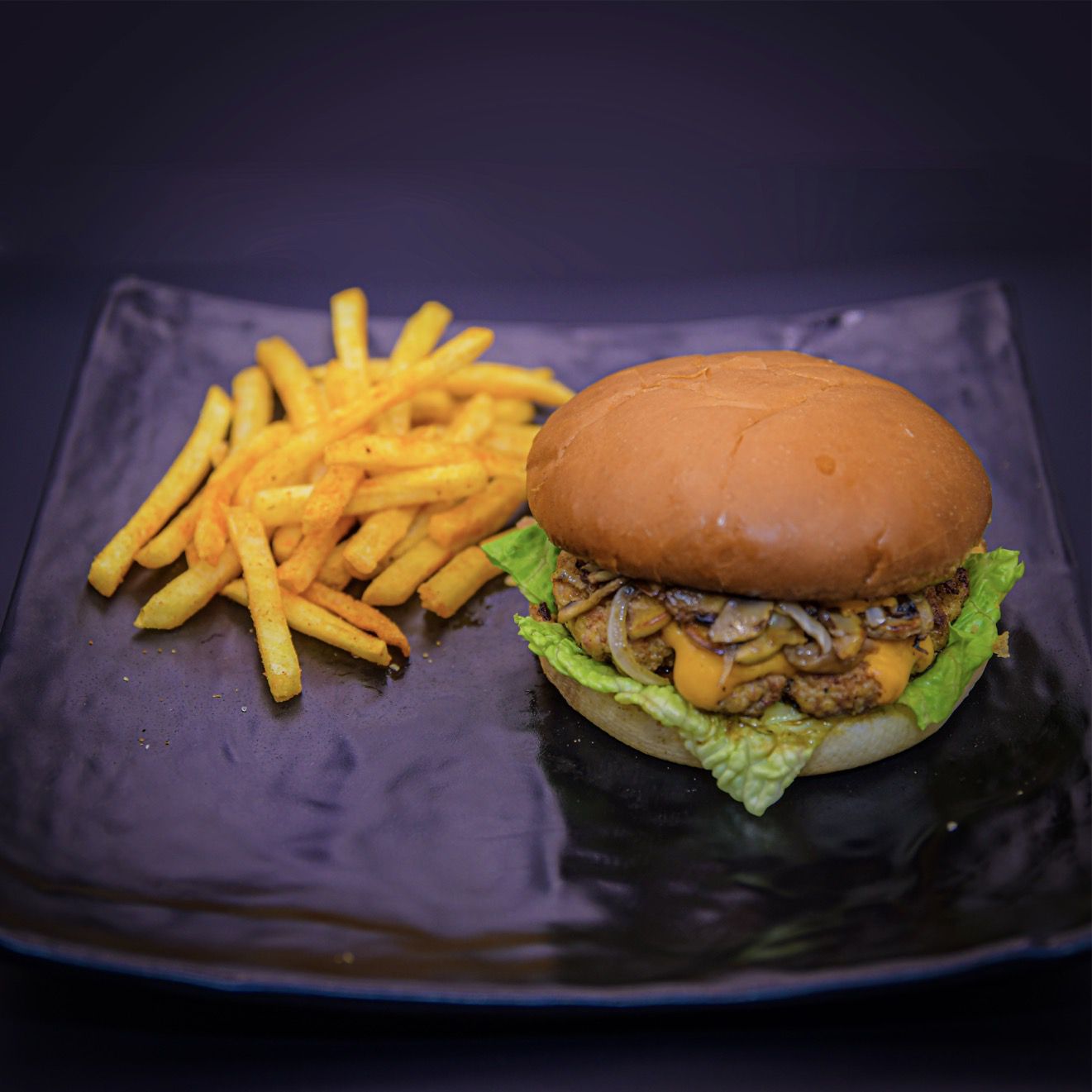 برغر دجاج الشيف